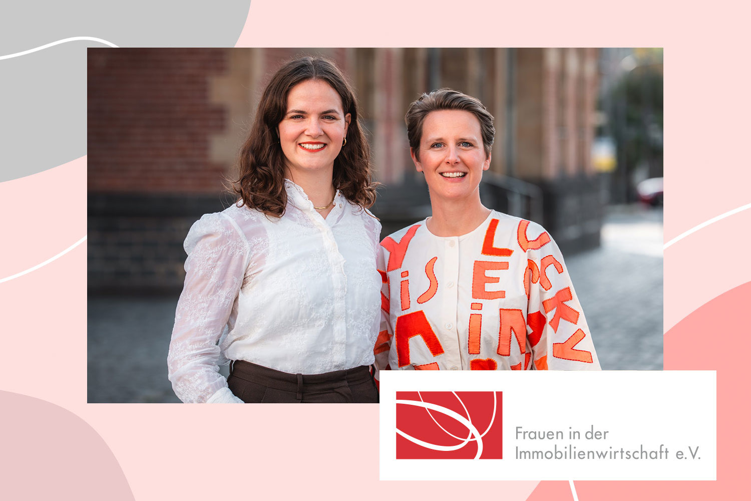 Anne Kloubert und Cosima Nolte-Keßler, Leiterinnen der Fachgruppe ESG | Nachhaltigkeit der Frauen in der Immobilienwirtschaft e.V.